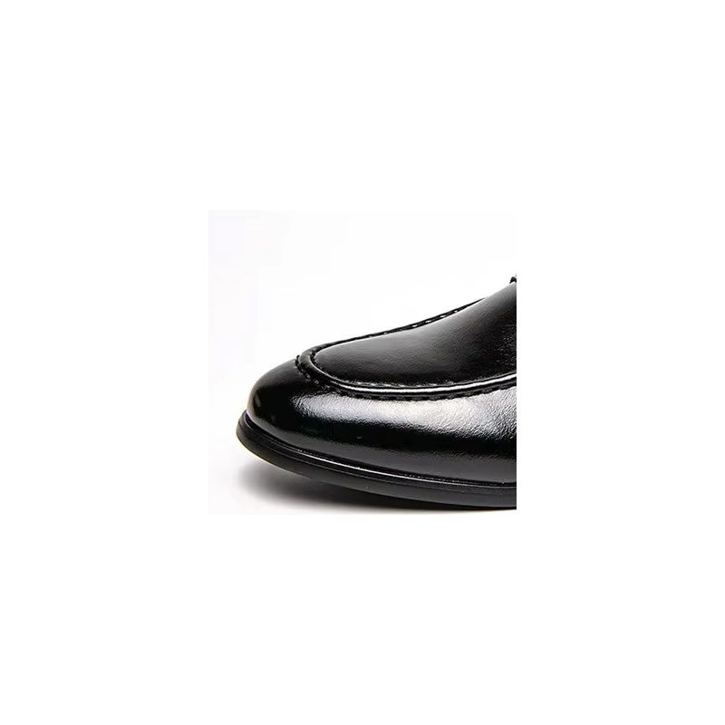 Chaussures en cuir grande taille pour hommes, 48 Code, printemps, automne, chaussures formelles décontractées pour coiffeurs, semelle en polymère, surface en caoutchouc, Chine Ma, 2024