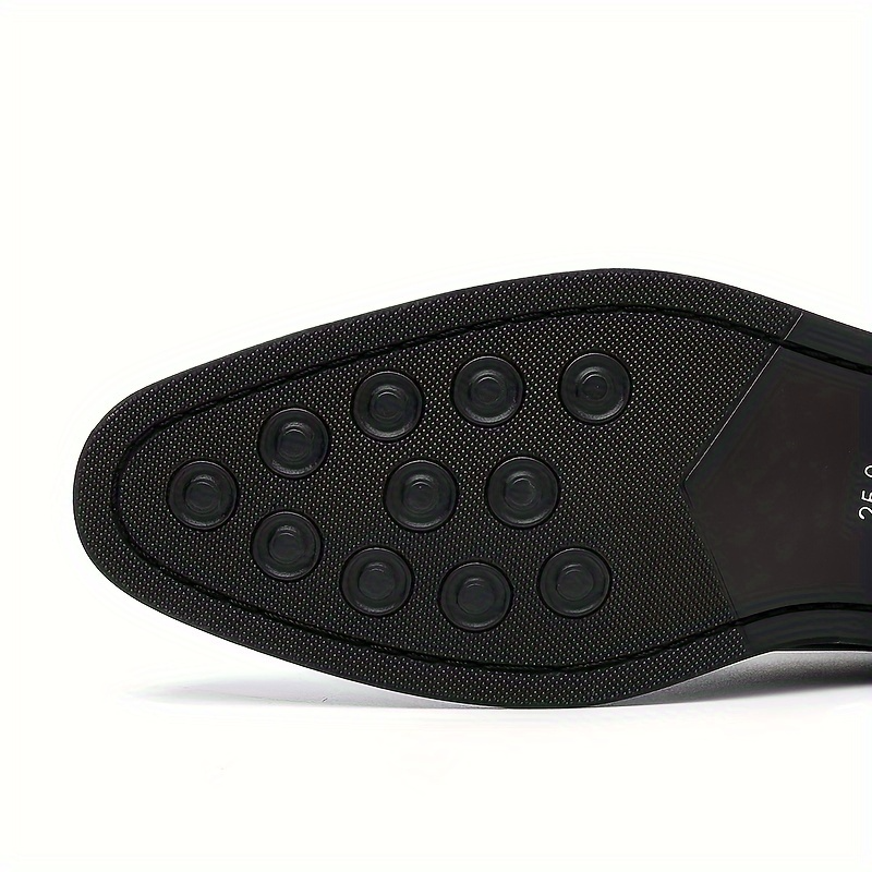 Chaussures d'affaires en cuir véritable pour hommes, chaussures provoqué à trois articulations, style de chaussures hautes