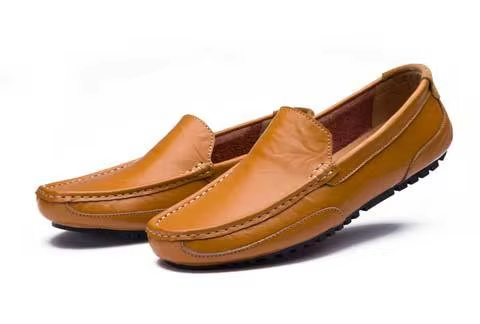 Mocassins en cuir pour hommes, chaussures carillon décontractées, mocassins formels à enfiler, chaussures de conduite pour hommes, baskets noires italiennes, grande taille, luxe