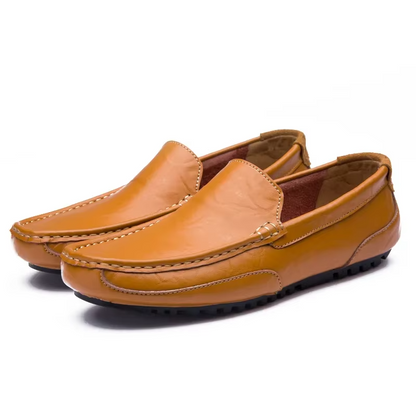 Mocassins en cuir pour hommes, chaussures carillon décontractées, mocassins formels à enfiler, chaussures de conduite pour hommes, baskets noires italiennes, grande taille, luxe