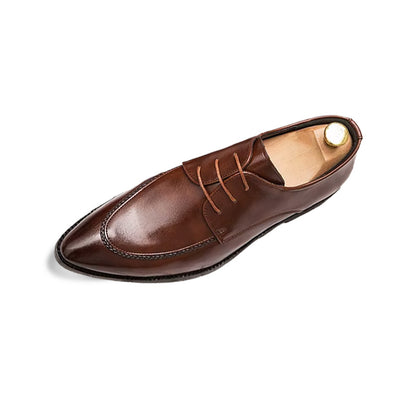 Mocassins en cuir verni pour hommes, chaussures d'affaires décontractées, chaussures formelles pointues Oxfords, robe de mariée, chaussures de Rh, nouveau modèle de mode